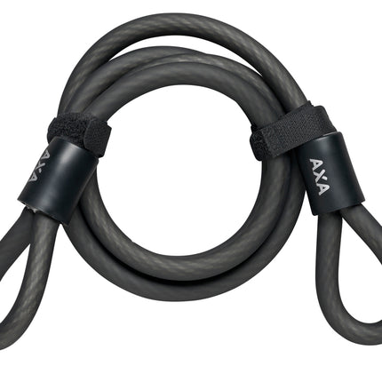 Slotkabel Axa Double Loop 120/10 - zwart - afbeelding 2
