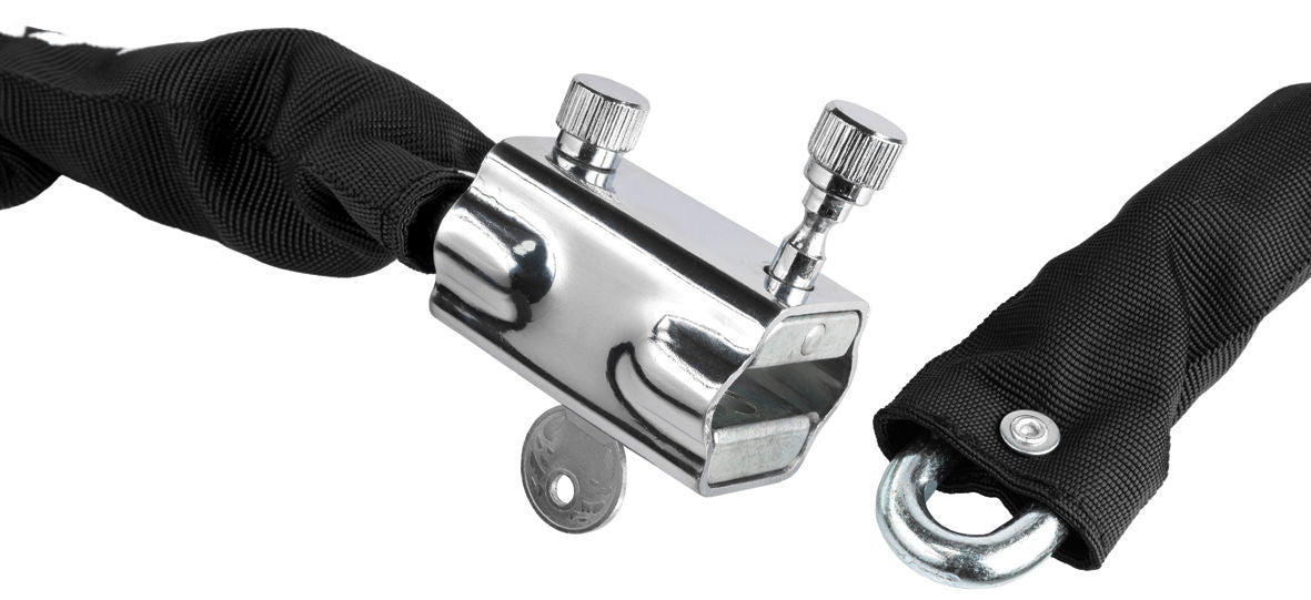 Kettingslot Axa Hawk 100/8 met polyester hoes - zwart