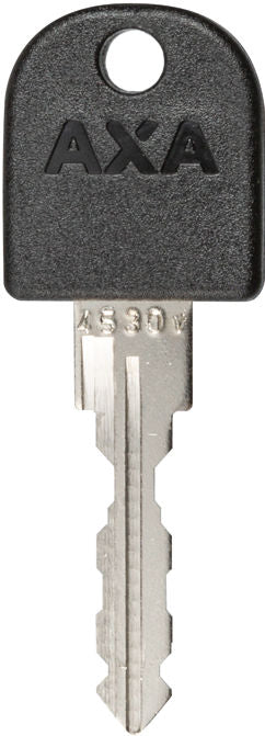 Ringslot Axa Solid Retractable met uitneembare sleutel - zwart