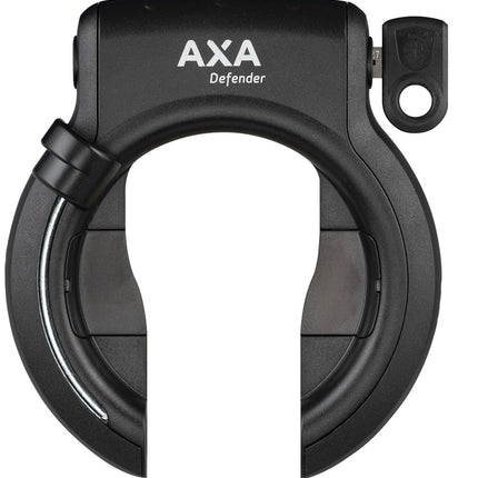Ringslot Axa Defender Retractable - zwart