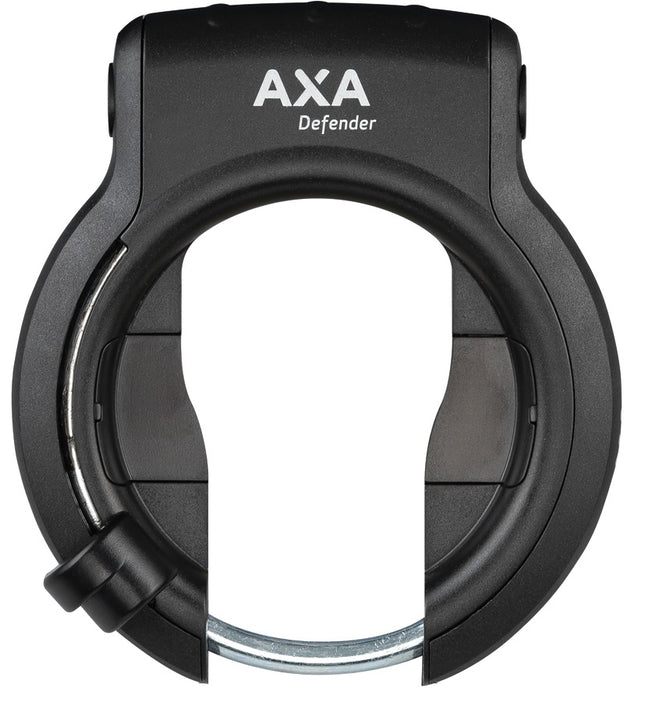 Ringslot Axa Defender Retractable - zwart