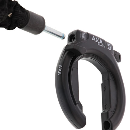 Ringslot Axa Block XXL Retractable - zwart - afbeelding 2
