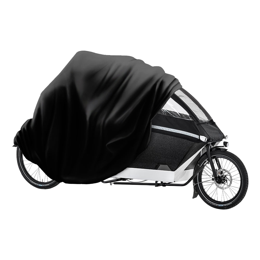 Bakfietshoes DS Covers Cargo 2WT met regentent/-huif