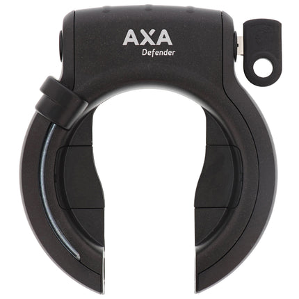 Ringslot Axa Defender Retractable met uitneembare sleutel - glanzend zwart