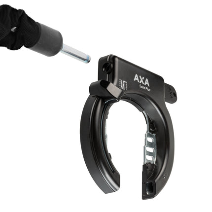 Ringslot Axa Solid Plus met afdekkapjes - zwart (werkplaatsverpakking) - afbeelding 3