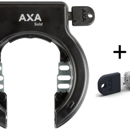 Ringslot Axa Solid Plus + accuslot Shimano Steps 8035 (met uitneembare sleutels)