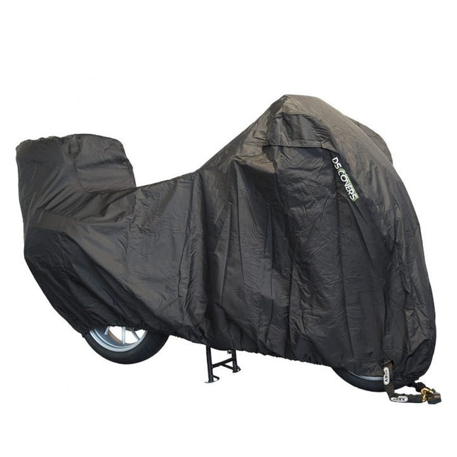 Motorhoes DS Covers ALFA TOPCASE large - zwart