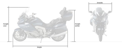 Motorhoes DS Covers ALFA TOPCASE XL - zwart - afbeelding 6