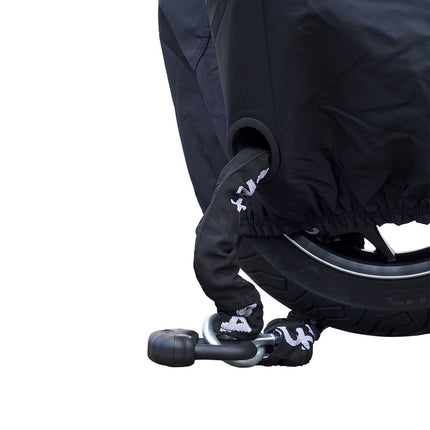 Motorhoes DS Covers ALFA 3W met ruimte voor topkoffer - zwart - afbeelding 4