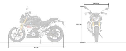 Motorhoes DS Covers DELTA XL - zwart - afbeelding 5
