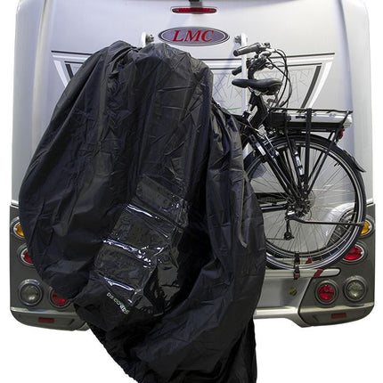 Fietsdragerhoes DS Covers STAR met gevarenbordhouder - zwart - afbeelding 2
