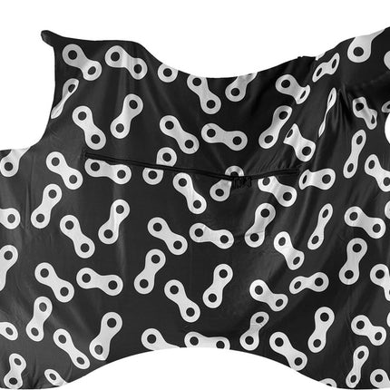 Fietssok DS Covers CHAINS - geschikt voor op de fietsdrager - zwart