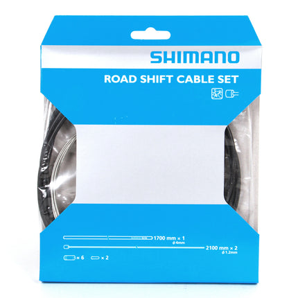 Kit de câbles de dérailleur Shimano SIS40 Course - noir