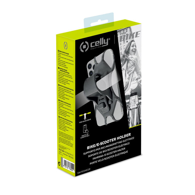 Fietshouder Celly Swipebike - grijs