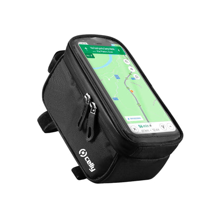 Telefoontas Celly Weatherbike met framebevestiging