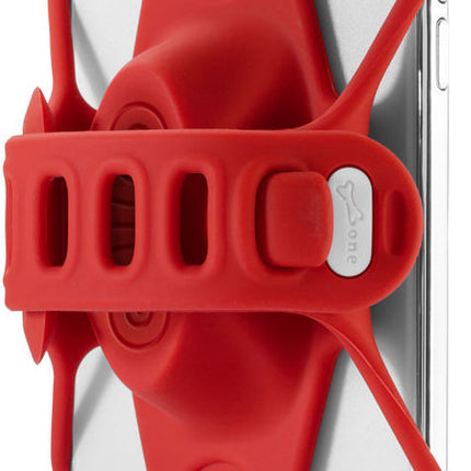 Telefoonhouder Bone Bike Tie Pro 3 voor stuurpenbevestiging - rood