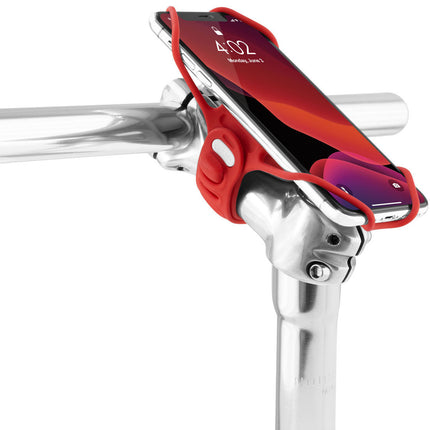 Telefoonhouder Bone Bike Tie Pro 3 voor stuurpenbevestiging - rood