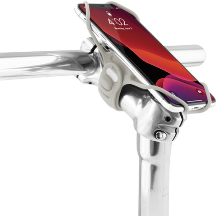 Telefoonhouder Bone Bike Tie Pro 3 voor stuurpenbevestiging - grijs