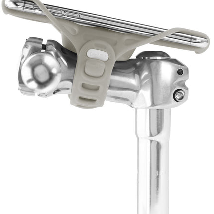 Telefoonhouder Bone Bike Tie Pro 3 voor stuurpenbevestiging - grijs