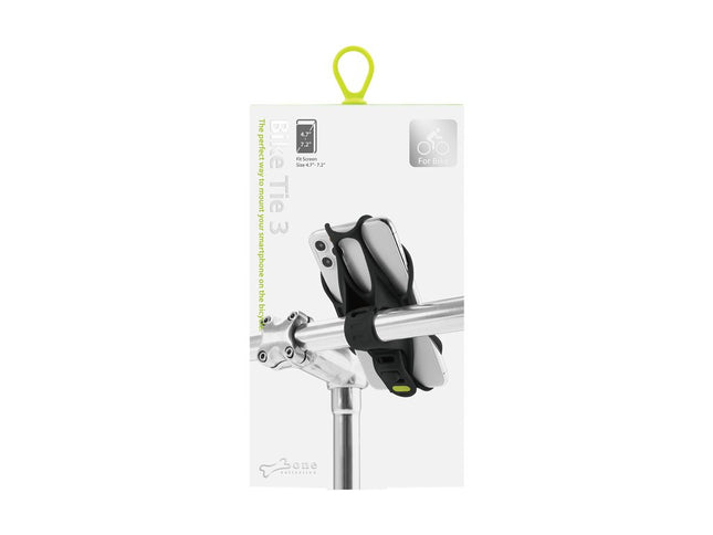 Telefoonhouder Bone Bike Tie 3 voor stuurbevestiging - zwart
