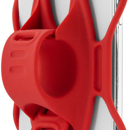 Telefoonhouder Bone Bike Tie 3 voor stuurbevestiging - rood