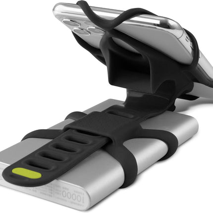 Universele telefoonhouder Bone Collection Bike Tie Pro4 + Power Strap Black