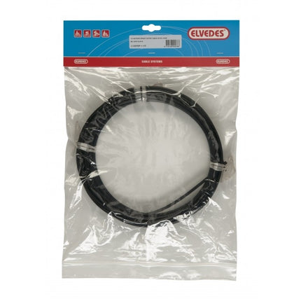 Rem buitenkabel Elvedes zonder voering 10 meter ø3,5/6,0 mm - zwart (10 meter rol)
