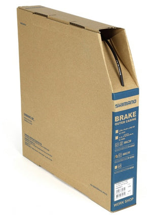 Shimano MTB brake cable outer ø5.0mm / 40 meters - black (in a box)