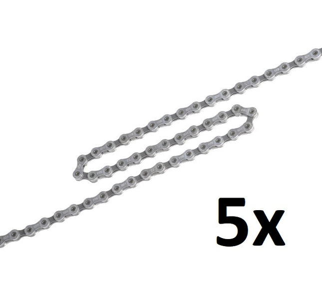 Ketting 9 speed Shimano HG53 Deore/LX/Tiagra - 126 schakels (5 stuks in werkplaatsverpakking)