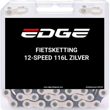 12-speed Edge CHN-006 chain with 116 links - silver
