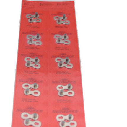 Kettingschakel 7/8 speed Sunrace CNQ87 Easy Link (10 stuks)
