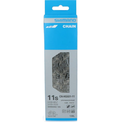 Ketting 11 speed Shimano HG601 105 Race/MTB/E-bike met quick link - 138 schakels