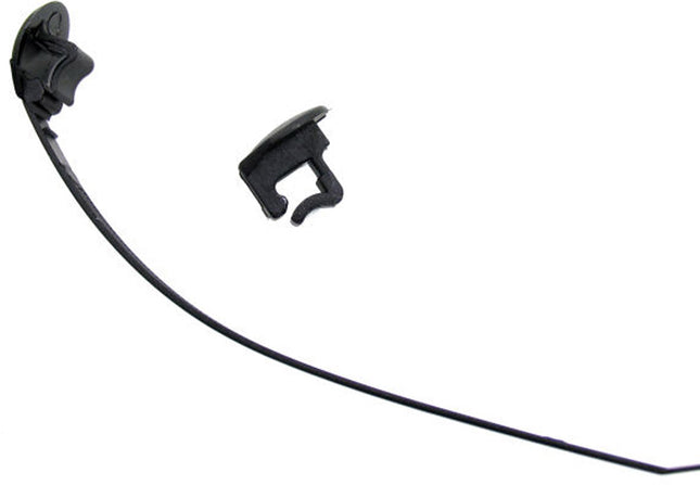 Coat protector strip clip Hesling - black (2 pieces)