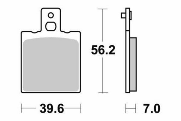 Jeu de plaquettes de frein SBS pour Extrema, RS OT, Tuono 138HF