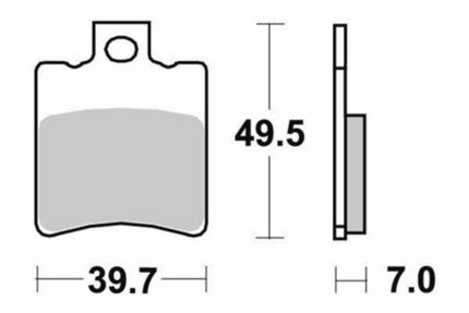 Brake pad set SBS for Area 51, Habana 143hf