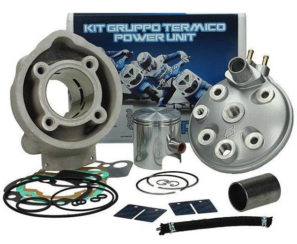 cilinder met kop polini aluminium 19 pk 86cc 50mm minarelli am6 133.1008