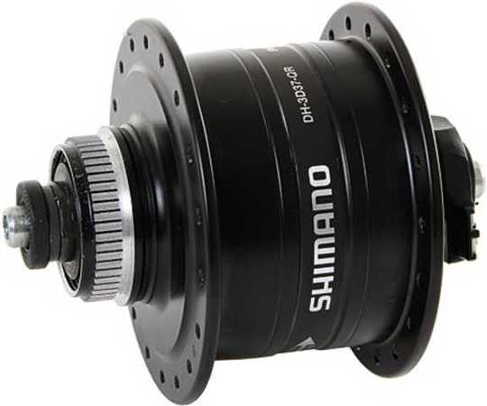Voornaaf Shimano 3D37 32G 100/5 Zwart