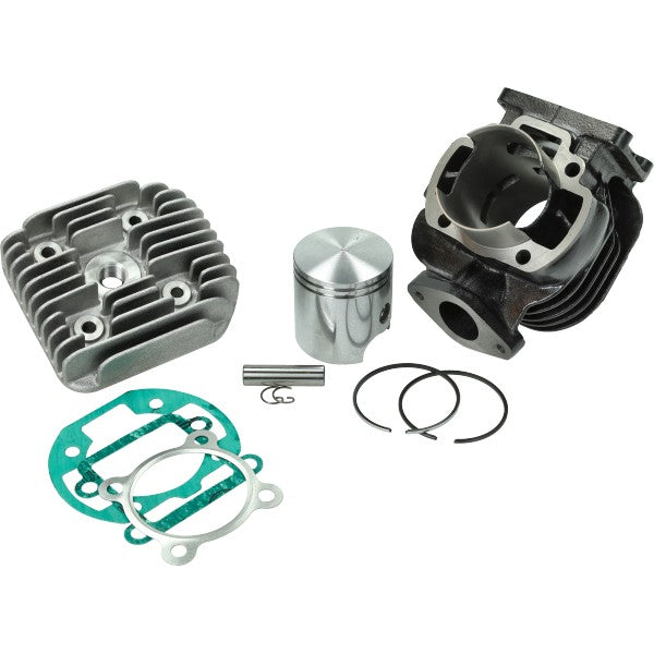 cilinder met kop dr 47mm bws, mbk booster, minarelli vert, amico