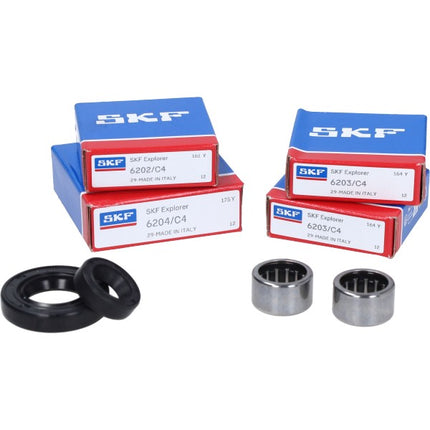 Kit roulements Doppler vilebrequin moteur complet beta rr50, fantic enduro, minarelli am6, rieju mrt, tzr ap2002 501123