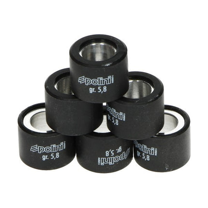 Variator roller set Polini 5.8g 19x15.5mm Sco Piaggio NT 242.335