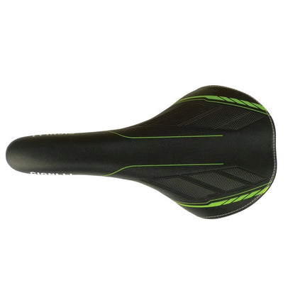 Fietszadel voor racefiets MicroFi - zwart/groen