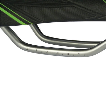 Fietszadel voor racefiets MicroFi - zwart/groen
