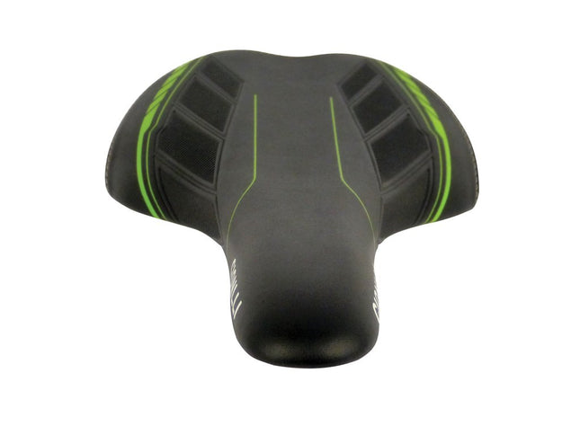 Fietszadel voor racefiets MicroFi - zwart/groen