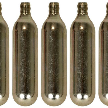 CO2- cartridge Brandless met draad - 5 stuks à 16 gram