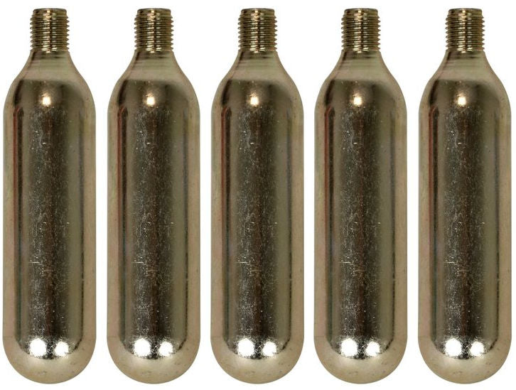 CO2- cartridge Brandless met draad - 5 stuks à 16 gram