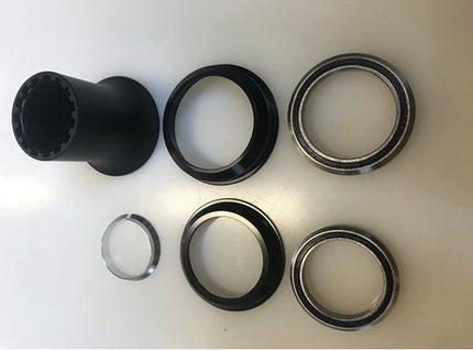 Balhoofdstel 11-8 inch 45MM M/VERL.KABEL Zwart