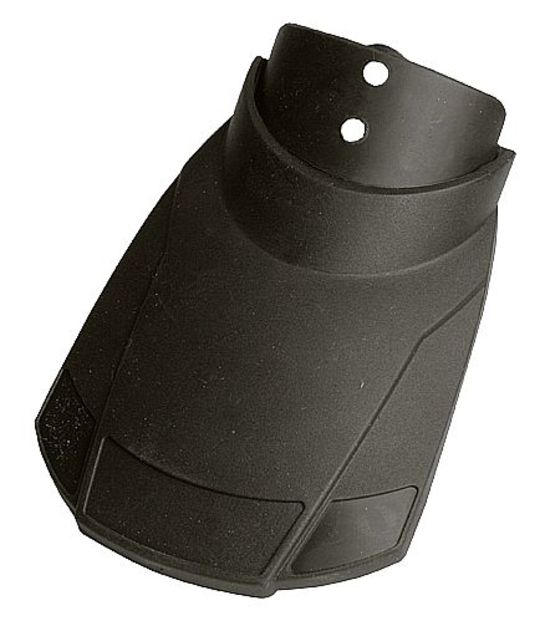 Spatlap Spoiler PVC 55MM Zwart