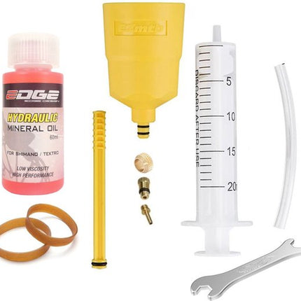 Schrijfrem-Ontluchtingsset - Shimano - Met M7 adapter - Incl. olie - Edge