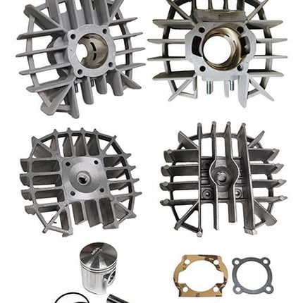 cilinder met kop airsal aluminium nikasil 44mm funtastic, pack'r, youngst'r