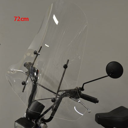windscherm Regia met bevestigingsset (made in EU) hoog 72cm helder agm Goccia GEV1000